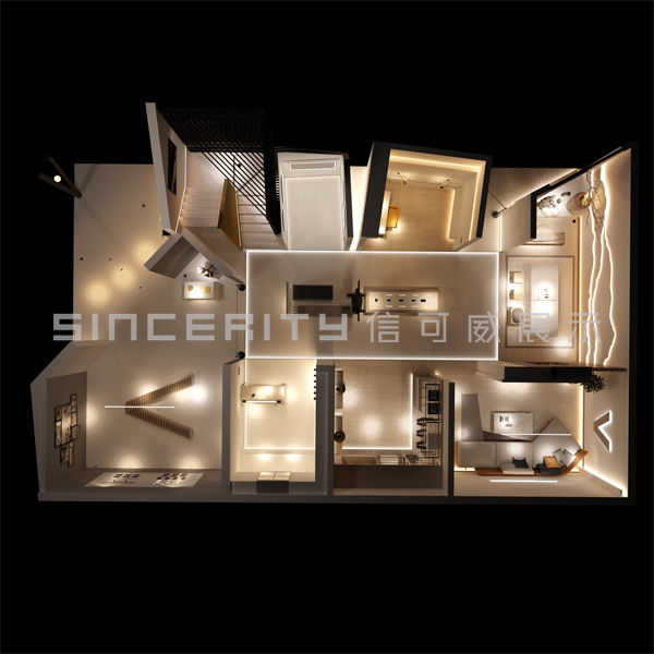 捷德維爾家具展展臺設(shè)計(jì)效果圖