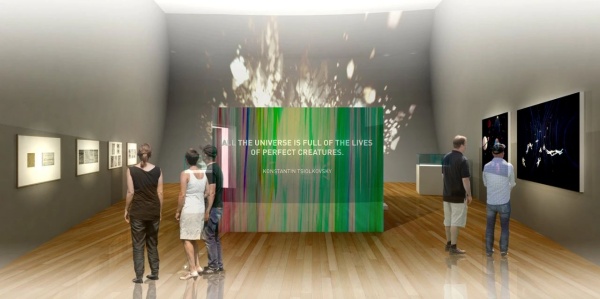 宇宙藝術(shù)主題展廳概念設計方案