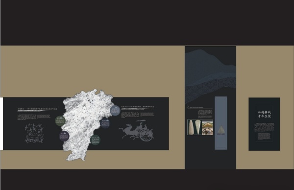 新中式國風(fēng)博物館文化墻排版設(shè)計(jì)