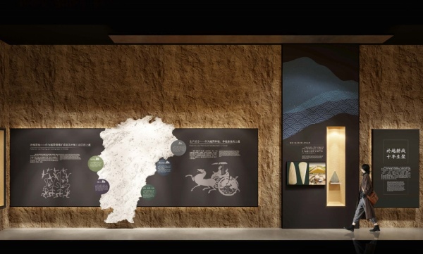 新中式國風(fēng)博物館文化墻排版設(shè)計(jì)