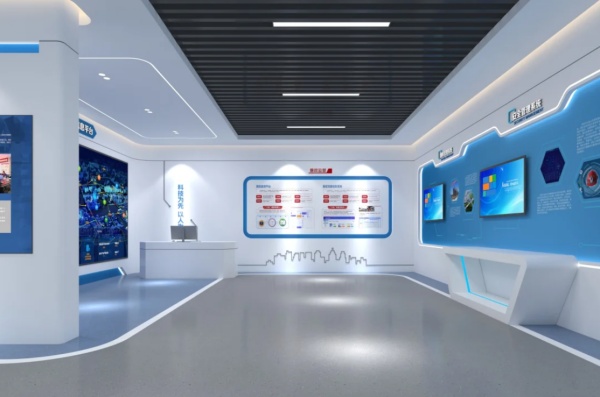 這些企業展廳把科技感玩明白了