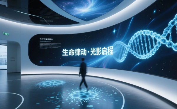 美妝行業科技展廳設計