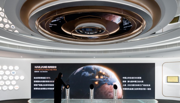 展廳序廳的“互動開關(guān)”，開啟沉浸式體驗(yàn)序章