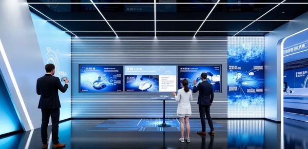 展廳序廳的“互動開關(guān)”，開啟沉浸式體驗(yàn)序章