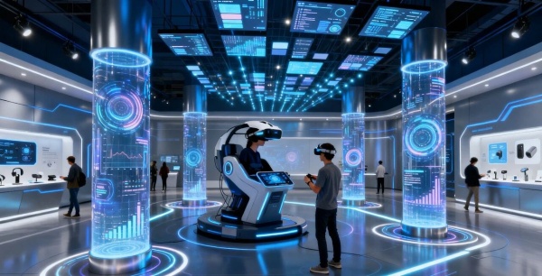 智能硬件企業展廳設計怎么做才能凸顯科技先鋒感？