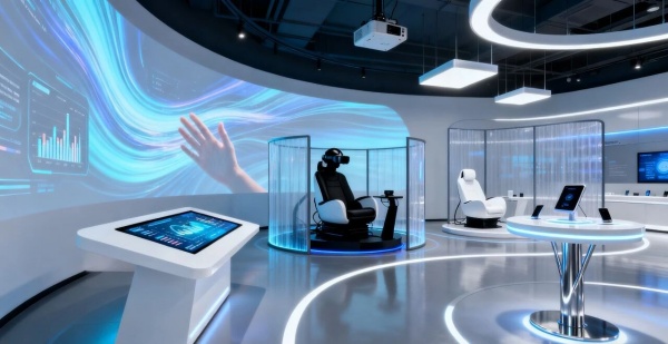 智能硬件企業展廳設計怎么做才能凸顯科技先鋒感？