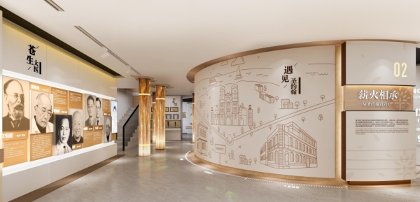 醫院陳列館設計：用線性空間秩序講述百年歷史！