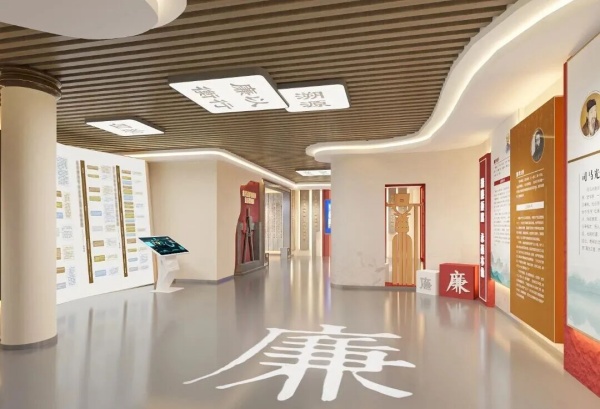 打破刻板！柔和新中式重塑企業(yè)廉政展廳新范式