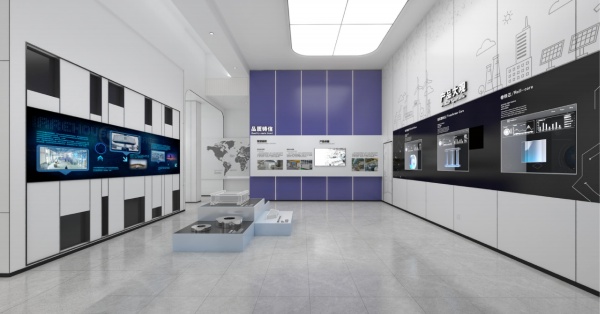 上海電力科技有限公司企業(yè)展廳設(shè)計(jì)