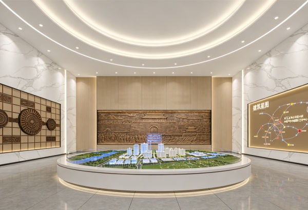 筑夢航空港-匠心映中原—中國五冶鄭州航空港展廳規劃設計方案