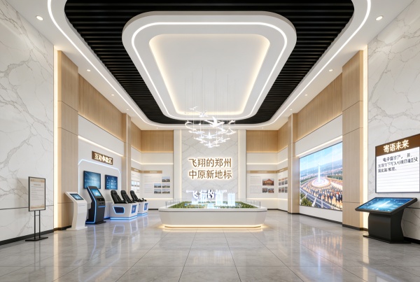筑夢航空港-匠心映中原—中國五冶鄭州航空港展廳規劃設計方案